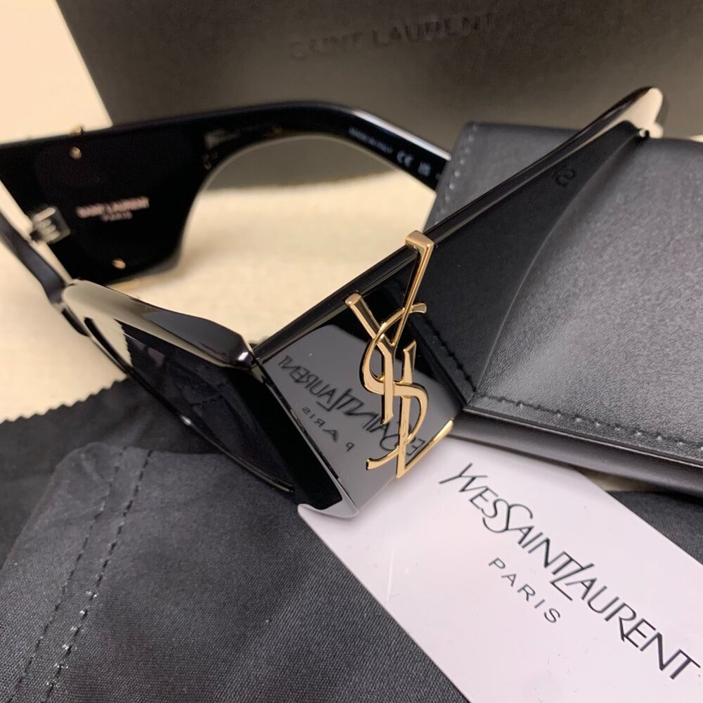 Yves Saint Laurent Black Sunglasses - Picture 3 of 5